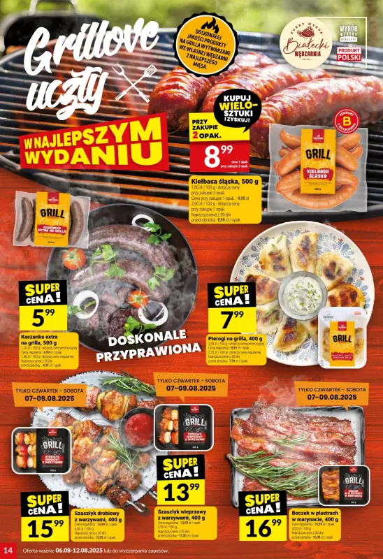Twój Market - gazetka promocyjna Gazetka od środy 06.08 do wtorku 12.08 - strona 14