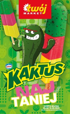Twój Market - gazetka promocyjna Katalog lody Kaktus od poniedziałku 11.08 do soboty 16.08