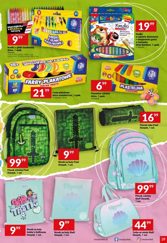 Twój Market - gazetka promocyjna Gazetka od środy 13.08 do wtorku 19.08 - strona 39