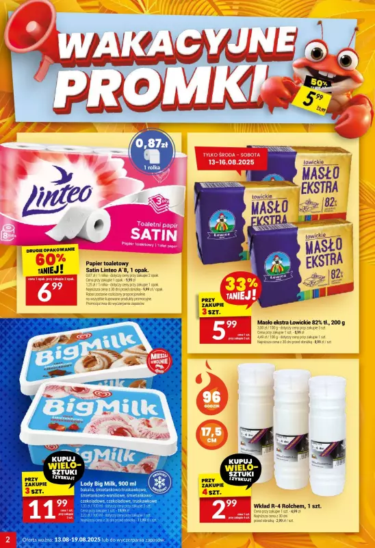 Twój Market - gazetka promocyjna Gazetka od środy 13.08 do wtorku 19.08 - strona 2