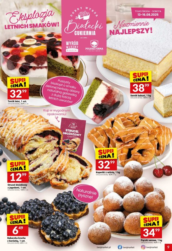Twój Market - gazetka promocyjna Gazetka od środy 13.08 do wtorku 19.08 - strona 9