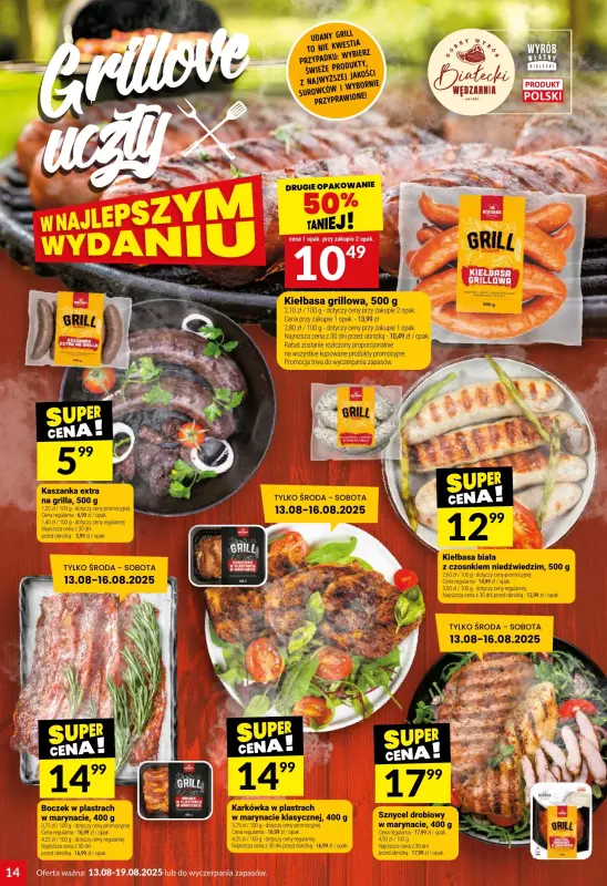 Twój Market - gazetka promocyjna Gazetka od środy 13.08 do wtorku 19.08 - strona 14