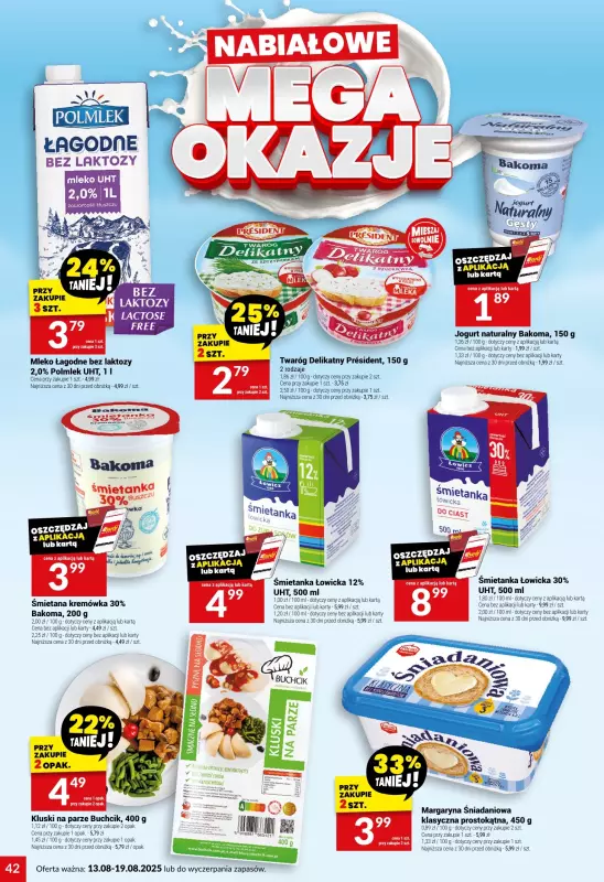 Twój Market - gazetka promocyjna Gazetka od środy 13.08 do wtorku 19.08 - strona 42