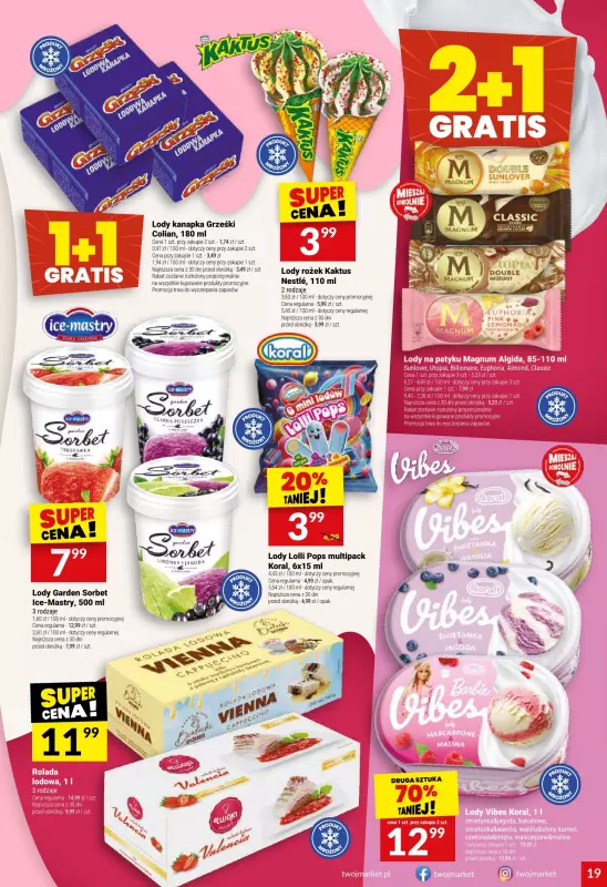 Twój Market - gazetka promocyjna Gazetka od środy 13.08 do wtorku 19.08 - strona 19