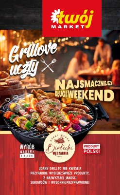 Twój Market - gazetka promocyjna Gazetka grillowa od czwartku 14.08 do wtorku 19.08