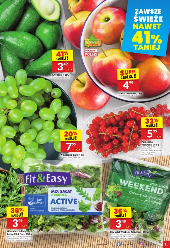 Twój Market - gazetka promocyjna Gazetka od środy 27.08 do wtorku 02.09 - strona 15