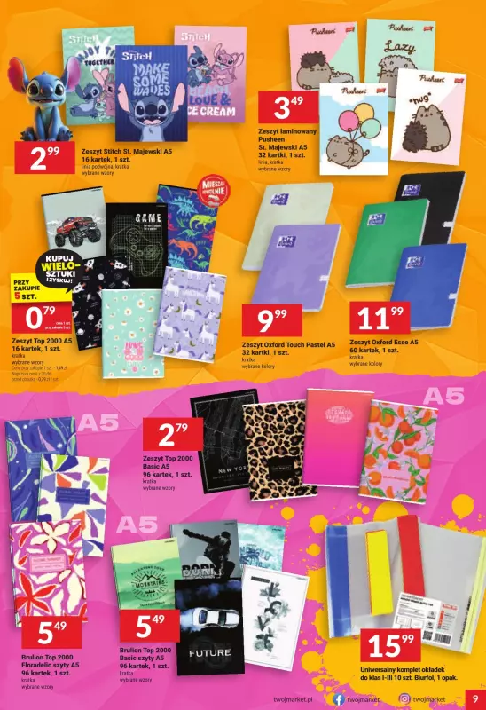 Twój Market - gazetka promocyjna Gazetka od środy 27.08 do wtorku 02.09 - strona 9