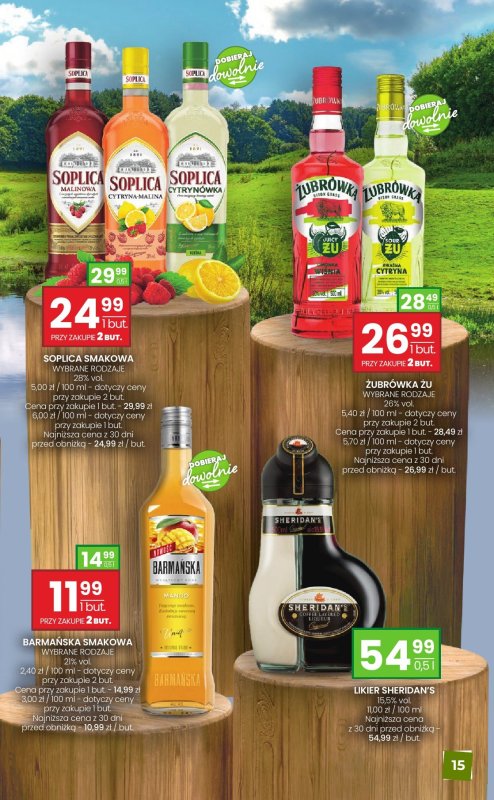 Twój Market - gazetka promocyjna Gazetka alkoholowa od wtorku 26.08 do poniedziałku 22.09 - strona 15