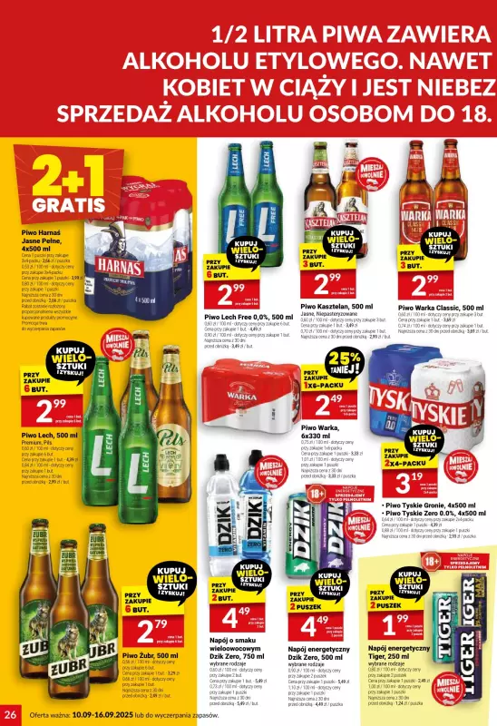 Twój Market - gazetka promocyjna Gazetka od środy 10.09 do wtorku 16.09 - strona 26