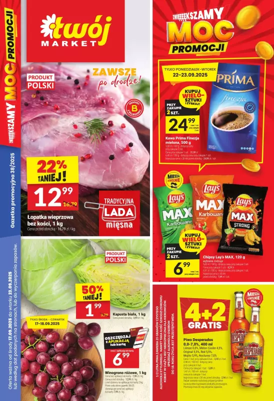 Twój Market - gazetka promocyjna Gazetka  