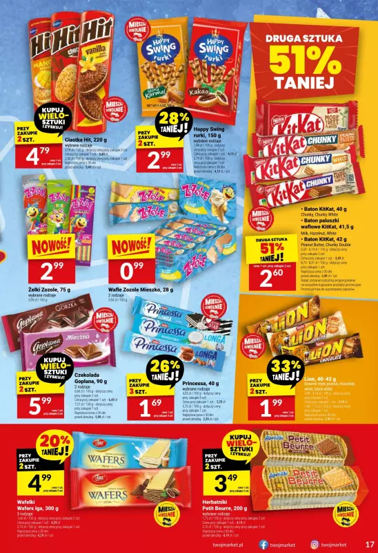 Twój Market - gazetka promocyjna Gazetka od środy 24.09 do wtorku 30.09 - strona 17