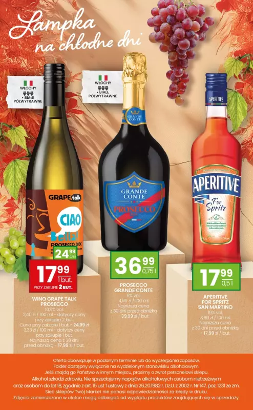 Twój Market - gazetka promocyjna Gazetka alkoholowa od środy 01.10 do niedzieli 02.11 - strona 12