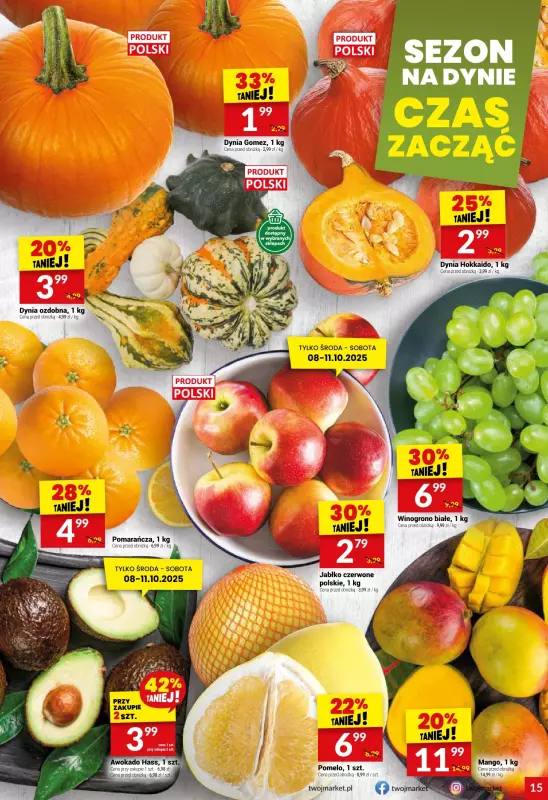 Twój Market - gazetka promocyjna Gazetka od środy 08.10 do wtorku 14.10 - strona 15