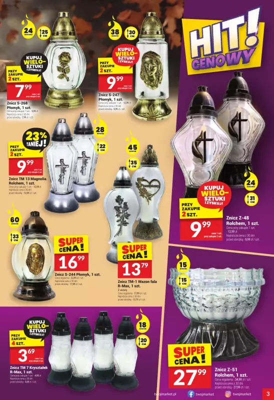 Twój Market - gazetka promocyjna Gazetka od środy 08.10 do wtorku 14.10 - strona 3