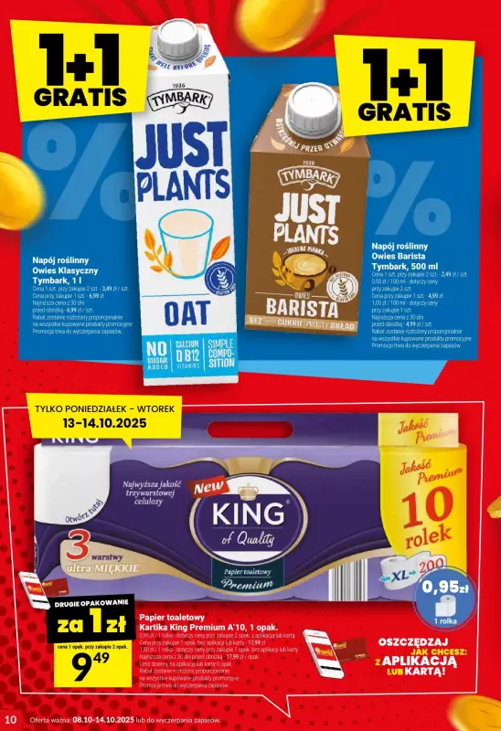Twój Market - gazetka promocyjna Gazetka od środy 08.10 do wtorku 14.10 - strona 10