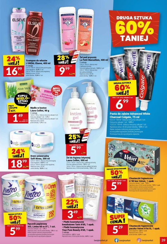 Twój Market - gazetka promocyjna Gazetka od środy 15.10 do wtorku 21.10 - strona 39