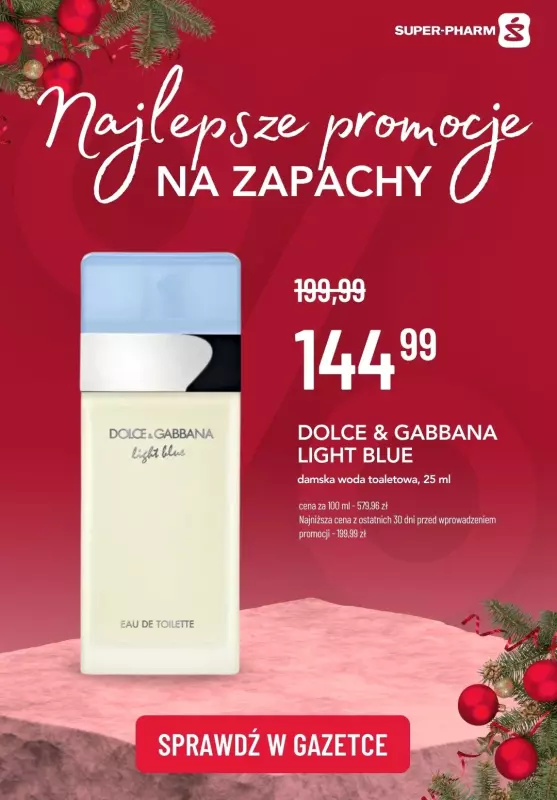 Super Pharm Najlepsze PROMOCJE na zapachy 07.12 grudzie