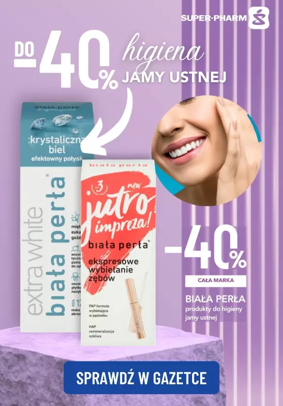 Super-Pharm - gazetka promocyjna Do -40% higiena jamy ustnej od czwartku 21.03 do środy 03.04