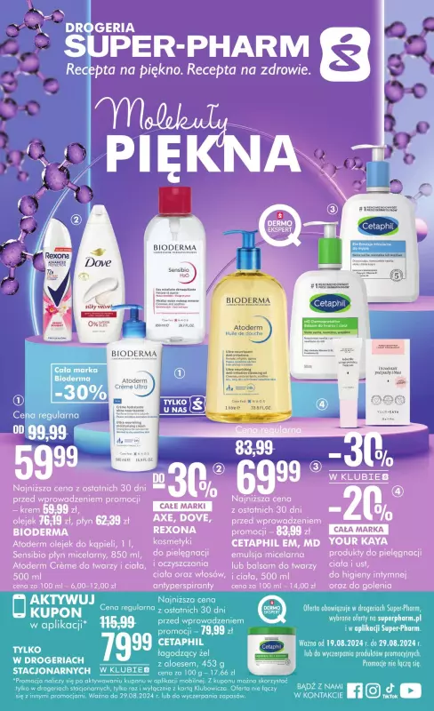 Super-Pharm - gazetka promocyjna Molekuły piękna od poniedziałku 19.08 do czwartku 29.08