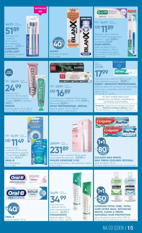 Super-Pharm - gazetka promocyjna Gazetka Winter Sale od środy 08.01 do środy 22.01 - strona 15