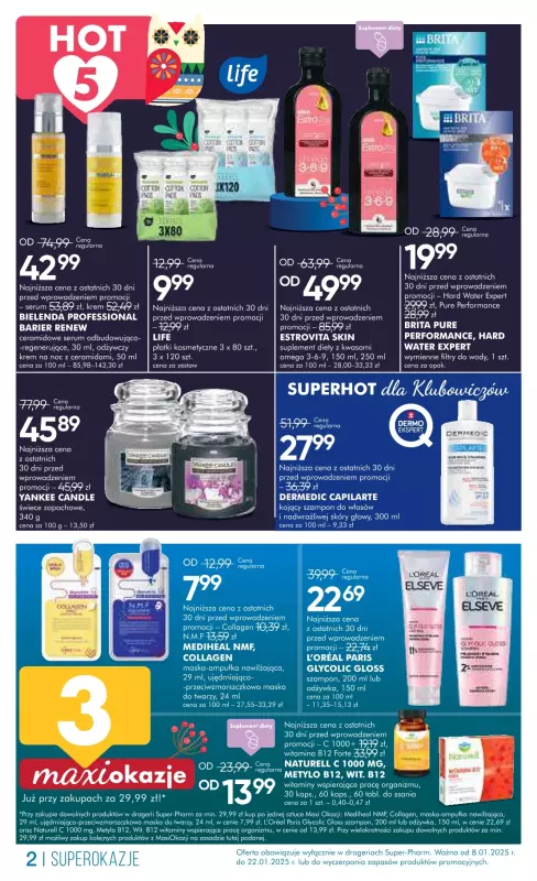 Super-Pharm - gazetka promocyjna Gazetka Winter Sale od środy 08.01 do środy 22.01 - strona 2