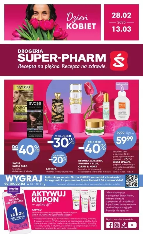 Super-Pharm - gazetka promocyjna Dzień Kobiet od piątku 28.02 do czwartku 13.03