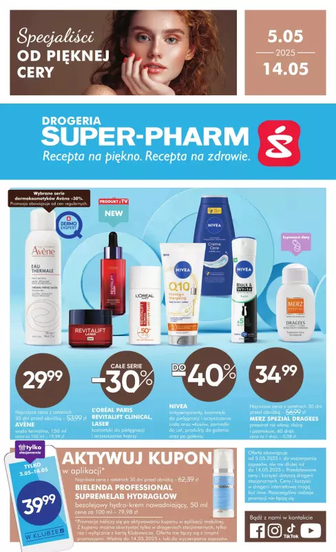Super-Pharm - gazetka promocyjna Gazetka od poniedziałku 05.05 do środy 14.05