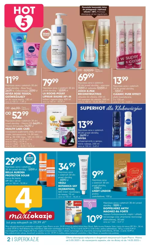 Super-Pharm - gazetka promocyjna Gazetka od poniedziałku 05.05 do środy 14.05 - strona 2