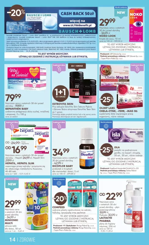 Super-Pharm - gazetka promocyjna Gazetka od poniedziałku 05.05 do środy 14.05 - strona 14