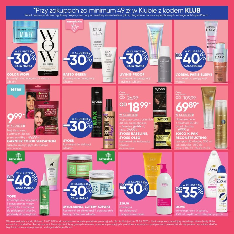 Super-Pharm - gazetka promocyjna Gazetka od czwartku 15.05 do środy 21.05 - strona 8