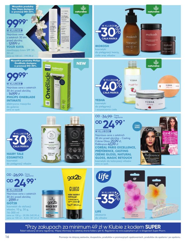 Super-Pharm - gazetka promocyjna Gazetka od środy 18.06 do niedzieli 13.07 - strona 16