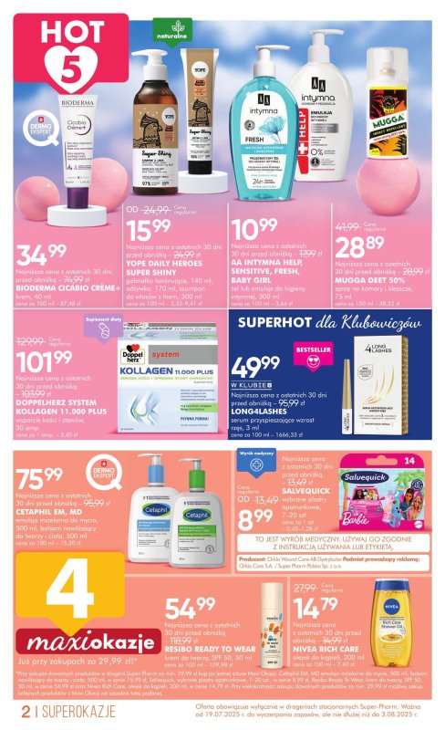 Super-Pharm - gazetka promocyjna Gazetka Lekkie formuły od soboty 19.07 do niedzieli 03.08 - strona 2