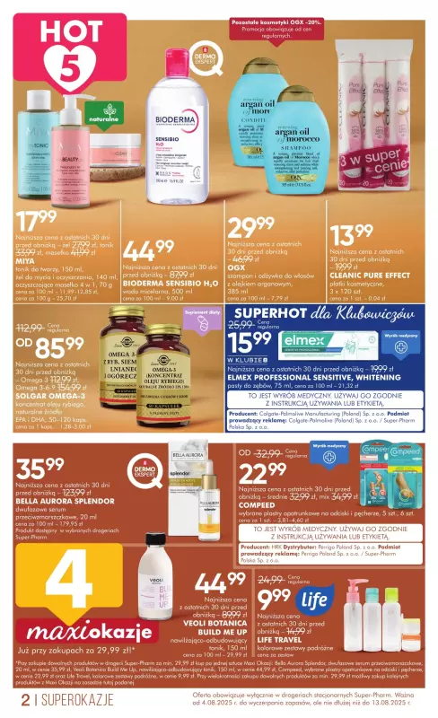 Super-Pharm - gazetka promocyjna Gazetka od poniedziałku 04.08 do środy 13.08 - strona 2