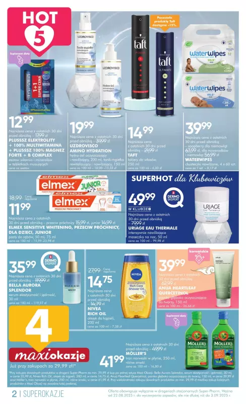 Super-Pharm - gazetka promocyjna Gazetka od piątku 22.08 do środy 03.09 - strona 2