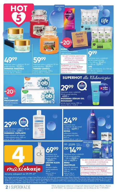 Super-Pharm - gazetka promocyjna Gazetka od czwartku 04.09 do środy 17.09 - strona 2