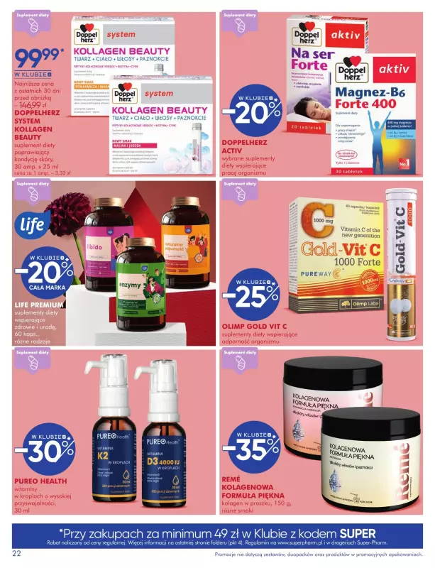 Super-Pharm - gazetka promocyjna Katalog jesień od czwartku 18.09 do niedzieli 12.10 - strona 22