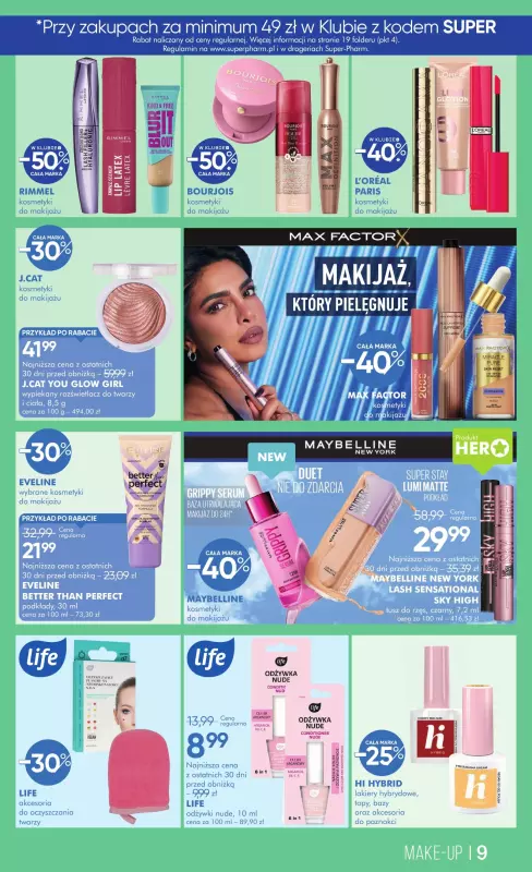 Super-Pharm - gazetka promocyjna Kompleksowe nawilżanie od soboty 04.10 do piątku 17.10 - strona 9