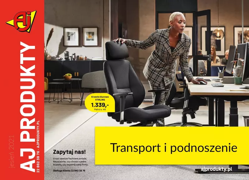 AJ Produkty - gazetka promocyjna Transport i podnoszenie - katalog jesień od środy 01.09 do poniedziałku 31.01