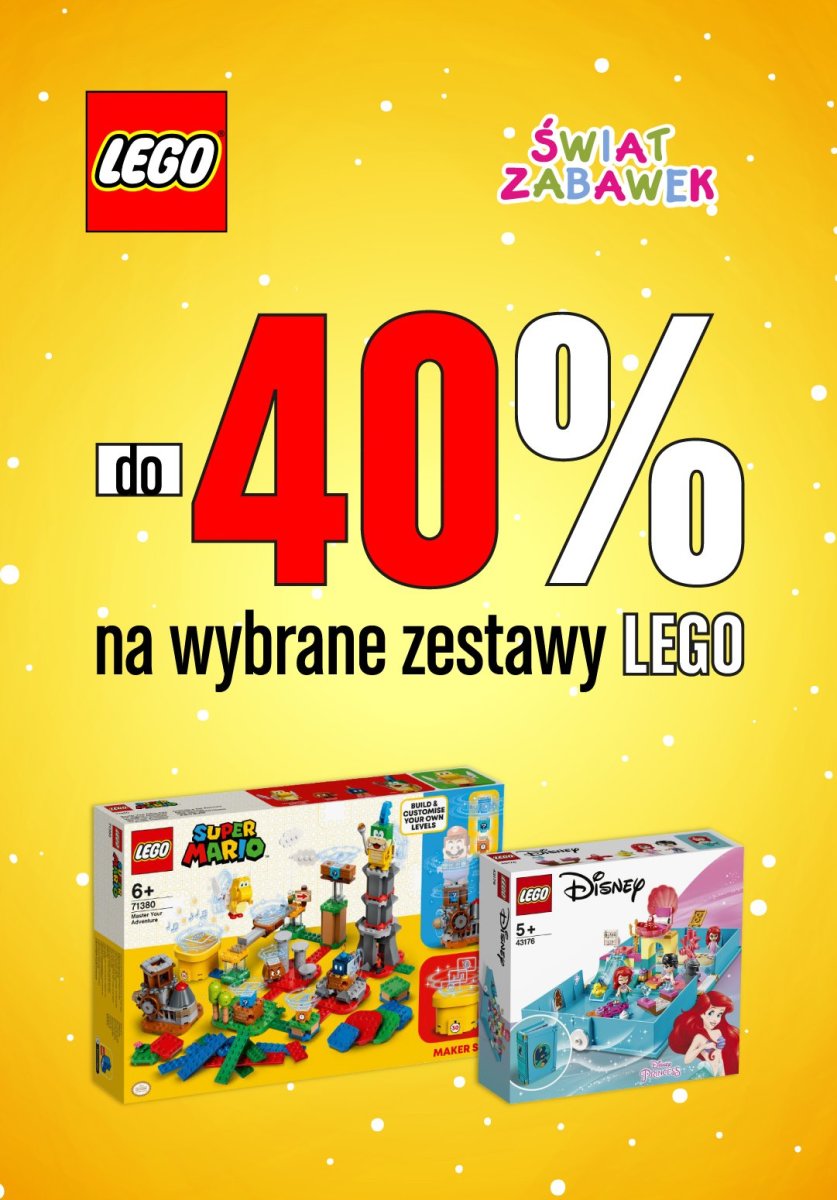 Gazetka ŚWIAT ZABAWEK - Do -40% na wybrane zestawy LEGO