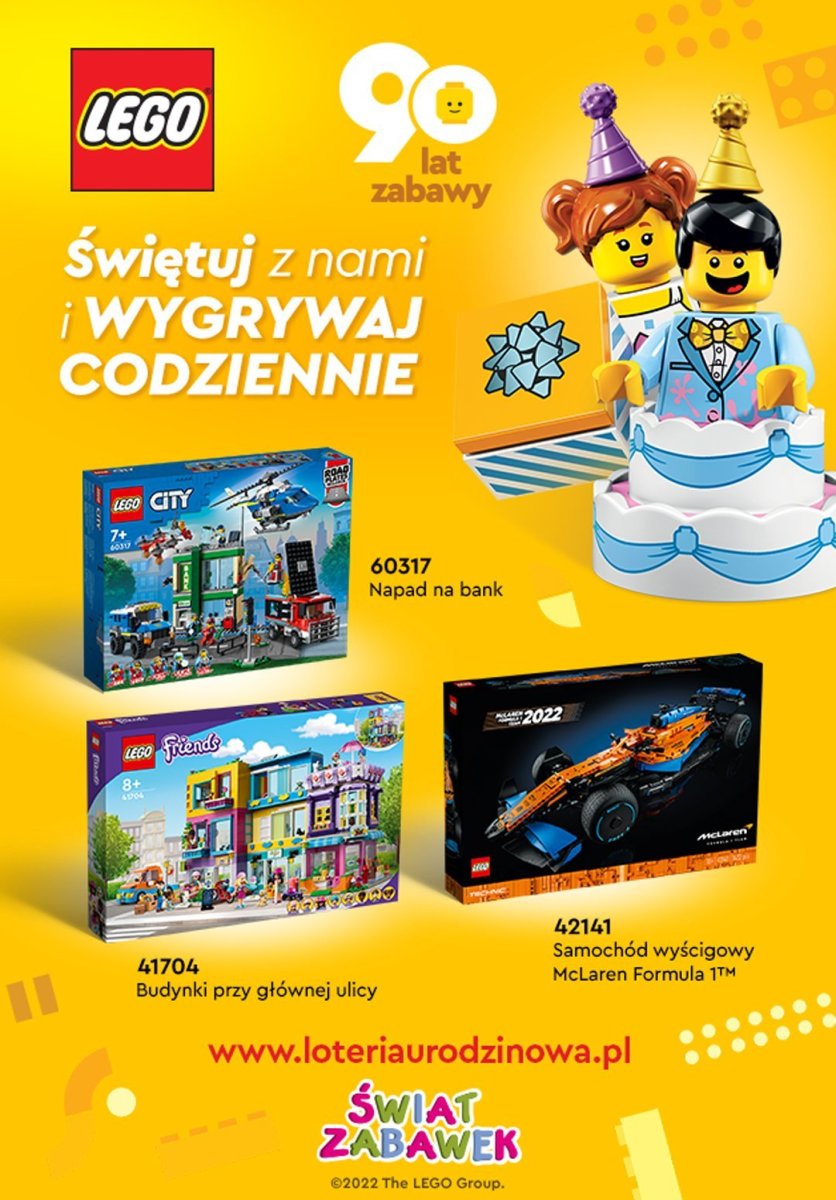 Gazetka ŚWIAT ZABAWEK - Loteria urodzinowa LEGO!