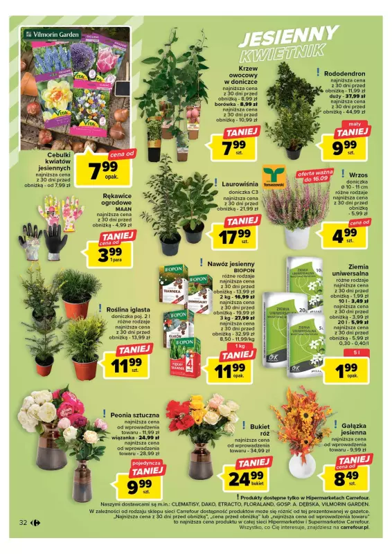 Carrefour - gazetka promocyjna Gazetka Carrefour od wtorku 12.09 do soboty 23.09 - strona 32
