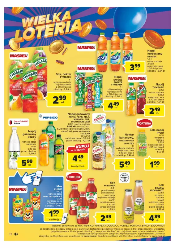 Carrefour - gazetka promocyjna Gazetka Carrefour od wtorku 26.09 do soboty 30.09 - strona 32