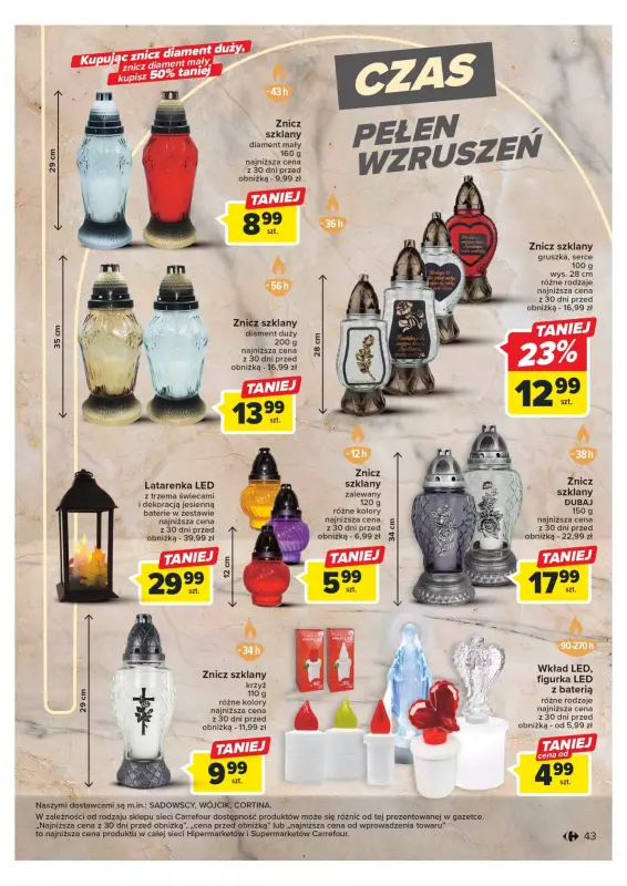 Carrefour - gazetka promocyjna Gazetka Carrefour od wtorku 26.09 do soboty 30.09 - strona 43