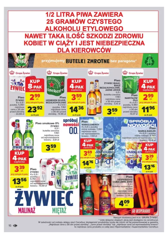 Carrefour - gazetka promocyjna Gazetka Carrefour od poniedziałku 29.04 do soboty 11.05 - strona 18