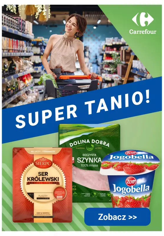 Carrefour - gazetka promocyjna SUPER tanio!  