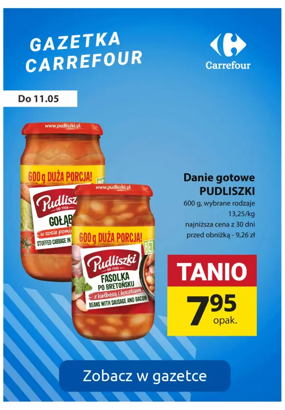 Carrefour - gazetka promocyjna Fixy i dania gotowe - super ceny! od poniedziałku 06.05 do soboty 11.05 - strona 6