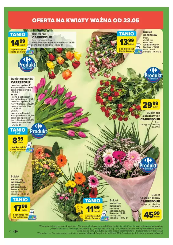 Carrefour - gazetka promocyjna Gazetka Nowe niskie ceny  do soboty 25.05 - strona 6
