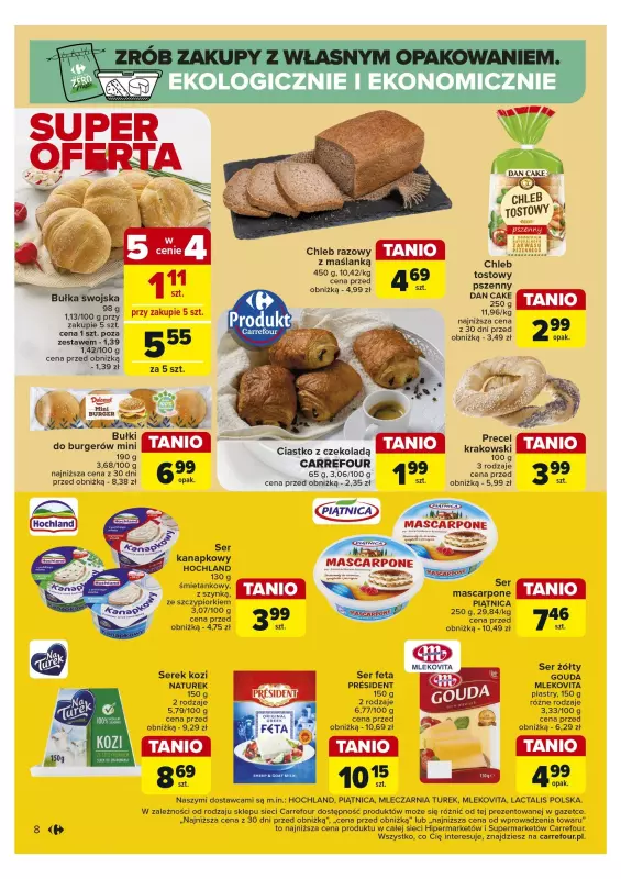 Carrefour - gazetka promocyjna Gazetka Superoferty tygodnia od poniedziałku 10.06 do soboty 15.06 - strona 8