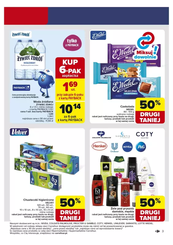 Carrefour - gazetka promocyjna Gazetka Superoferty tygodnia od poniedziałku 10.06 do soboty 15.06 - strona 3