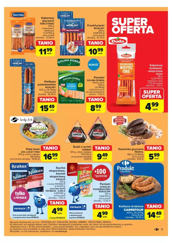 Carrefour - gazetka promocyjna Gazetka Superoferty tygodnia od poniedziałku 01.07 do soboty 06.07 - strona 9